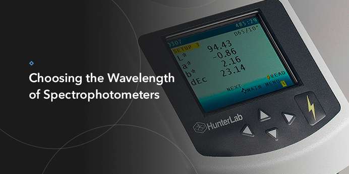 Choosing the Wavelength of Spectrophotometers